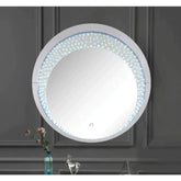 Nysa Mirrored & Faux Crystals Wall Decor Model 97590 By ACME Furniture